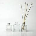 custom design luxury cosmetic packaging empty reed diffuser glass bottle with screw cap